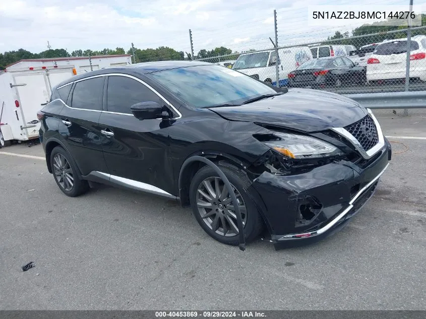 5N1AZ2BJ8MC144276 2021 Nissan Murano Sv