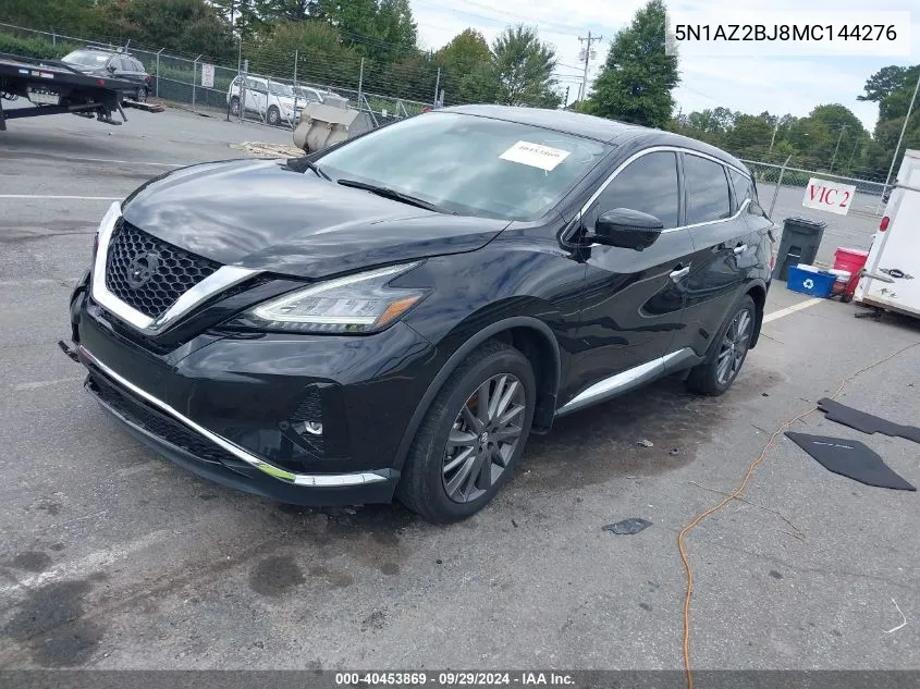 5N1AZ2BJ8MC144276 2021 Nissan Murano Sv