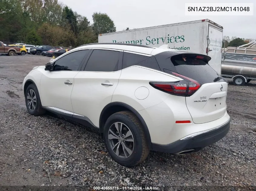 5N1AZ2BJ2MC141048 2021 Nissan Murano Sv