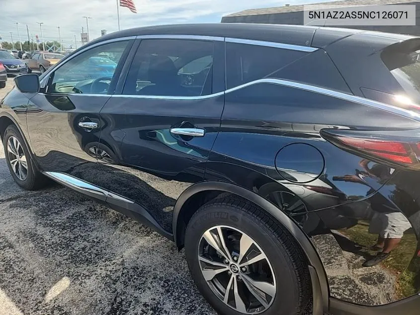 5N1AZ2AS5NC126071 2022 Nissan Murano S