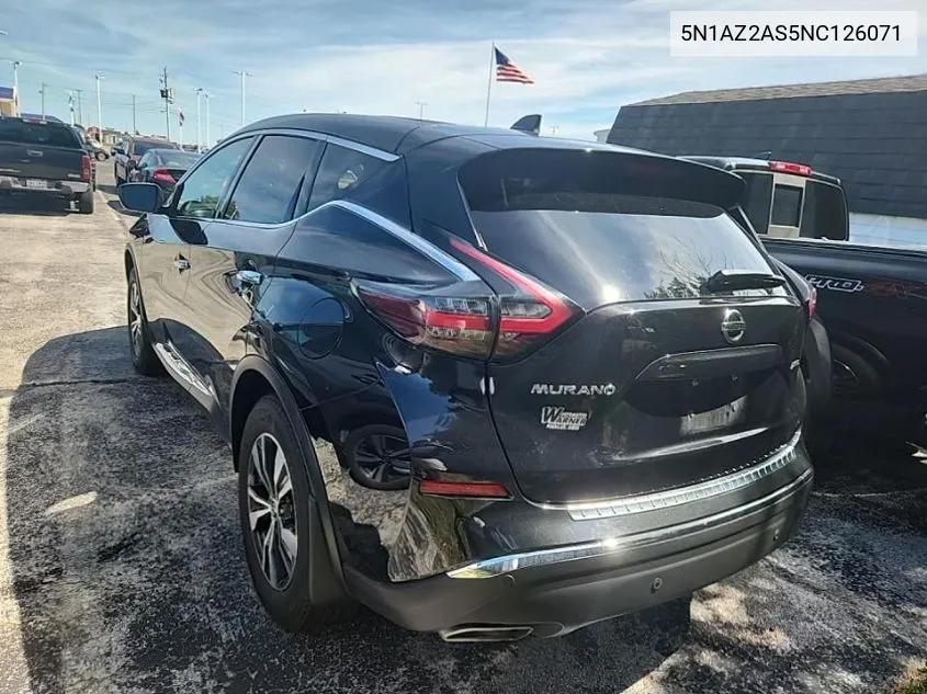 5N1AZ2AS5NC126071 2022 Nissan Murano S