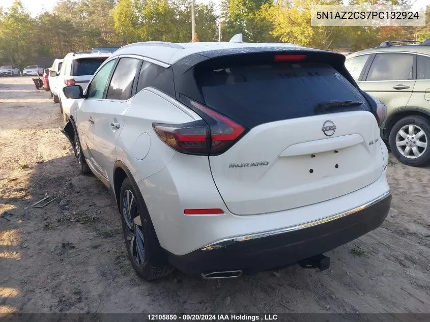 2023 Nissan Murano VIN: 5N1AZ2CS7PC132924 Lot: 12105850