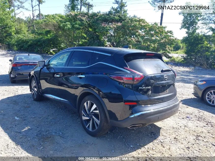 2023 Nissan Murano Sl Intelligent Awd VIN: 5N1AZ2CSXPC129984 Lot: 39529331