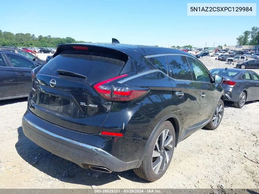 2023 Nissan Murano Sl Intelligent Awd VIN: 5N1AZ2CSXPC129984 Lot: 39529331