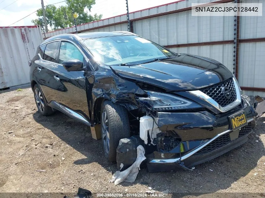 2023 Nissan Murano Sl Fwd VIN: 5N1AZ2CJ3PC128442 Lot: 39852096