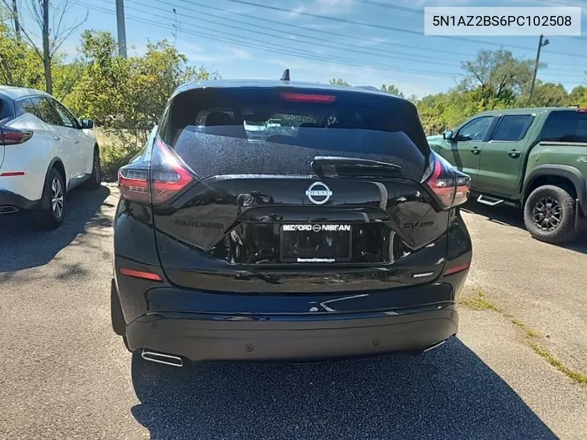 2023 Nissan Murano Sv VIN: 5N1AZ2BS6PC102508 Lot: 40304545