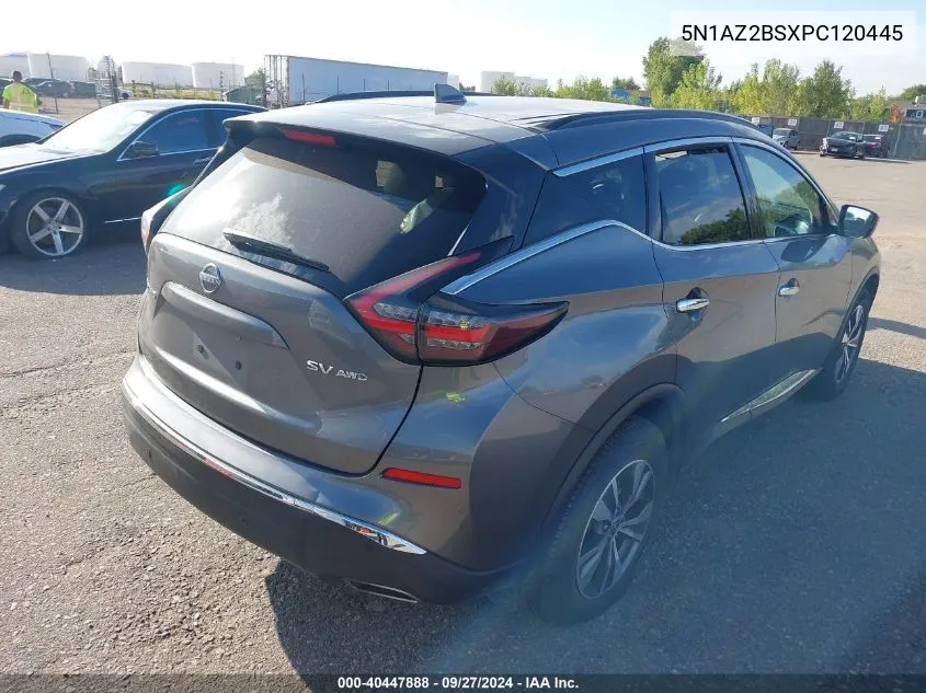 2023 Nissan Murano Sv Intelligent Awd VIN: 5N1AZ2BSXPC120445 Lot: 40447888