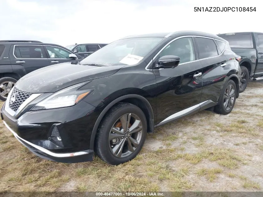 2023 Nissan Murano Platinum Fwd VIN: 5N1AZ2DJ0PC108454 Lot: 40477001