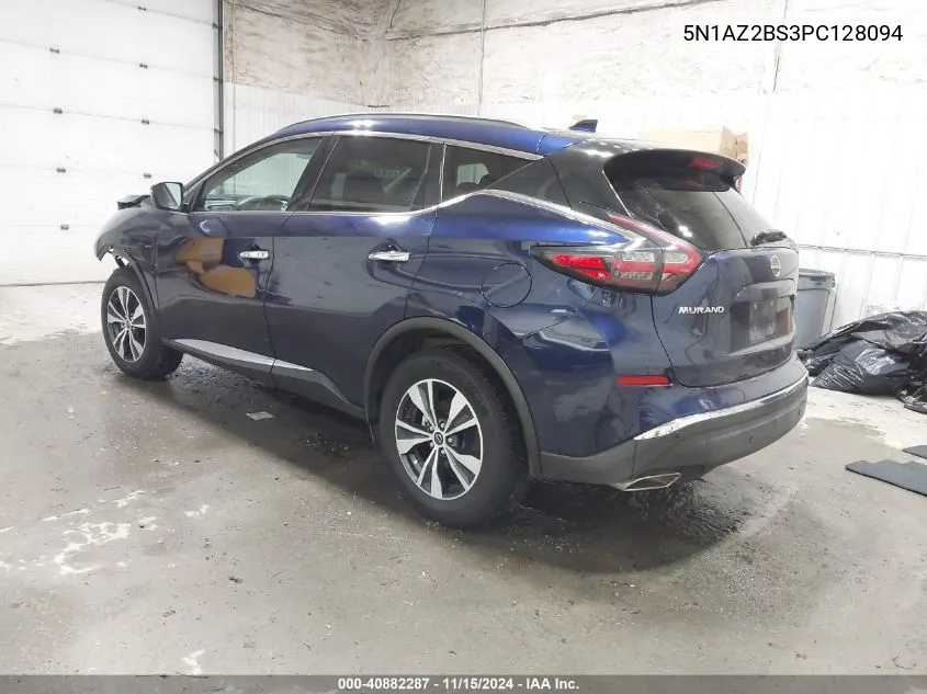 2023 Nissan Murano Sv Intelligent Awd VIN: 5N1AZ2BS3PC128094 Lot: 40882287