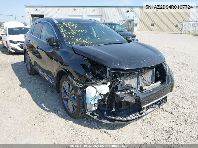 5N1AZ2DS4RC107724 2024 Nissan Murano Platinum