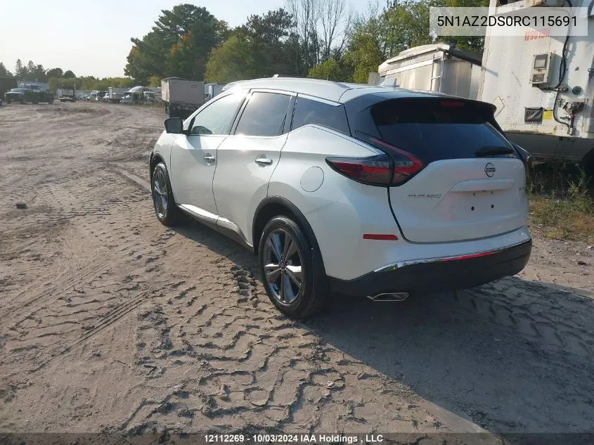 5N1AZ2DS0RC115691 2024 Nissan Murano