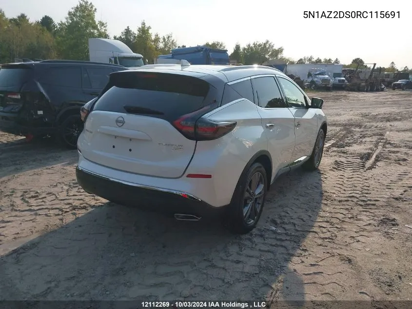 5N1AZ2DS0RC115691 2024 Nissan Murano