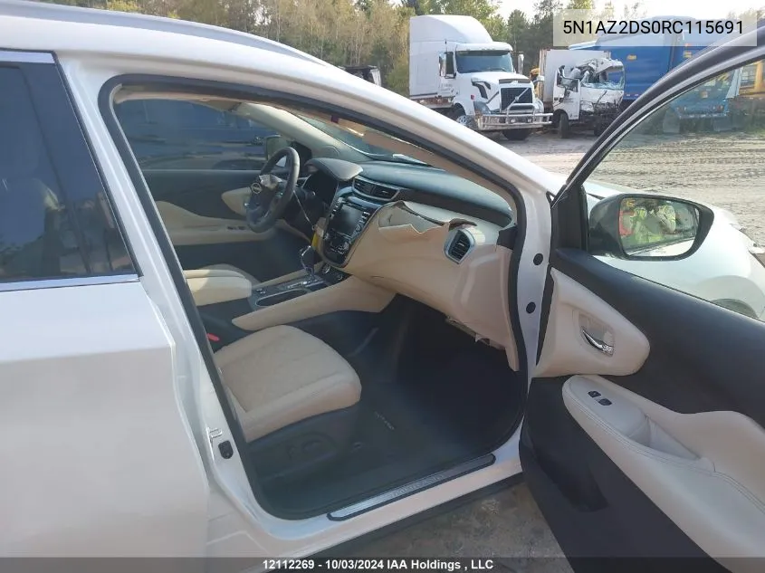 5N1AZ2DS0RC115691 2024 Nissan Murano