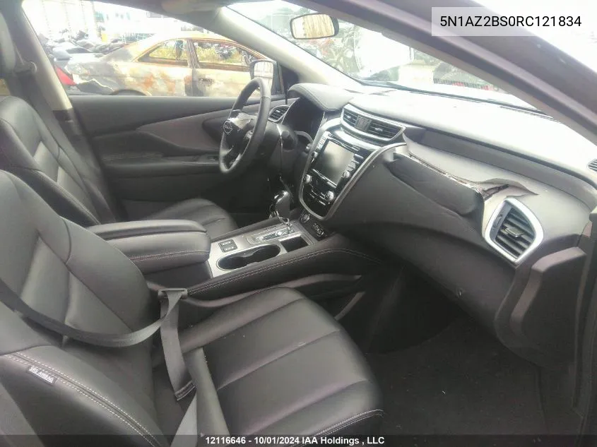 5N1AZ2BS0RC121834 2024 Nissan Murano Sv