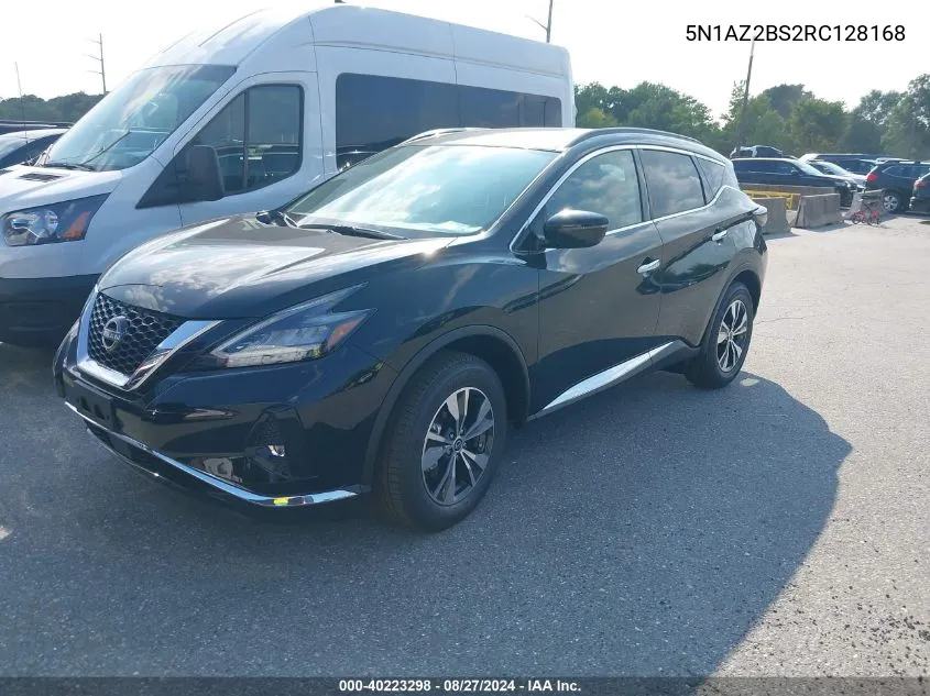 5N1AZ2BS2RC128168 2024 Nissan Murano Sv Intelligent Awd