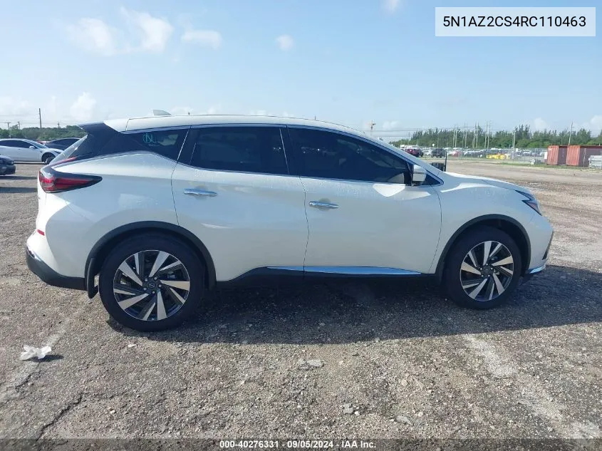 5N1AZ2CS4RC110463 2024 Nissan Murano Sl