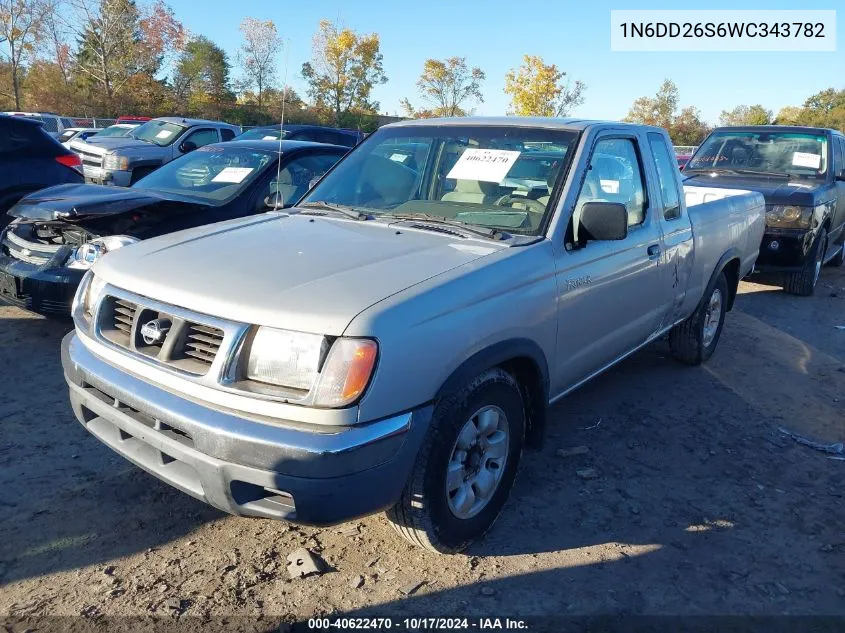 1998 Nissan Frontier King Cab Xe/King Cab Se VIN: 1N6DD26S6WC343782 Lot: 40622470