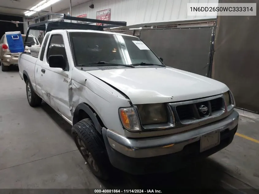 1998 Nissan Frontier Se/Xe VIN: 1N6DD26S0WC333314 Lot: 40881864