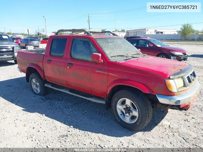 2000 Nissan Frontier Se-V6/Xe-V6 VIN: 1N6ED27Y6YC385721 Lot: 40297322