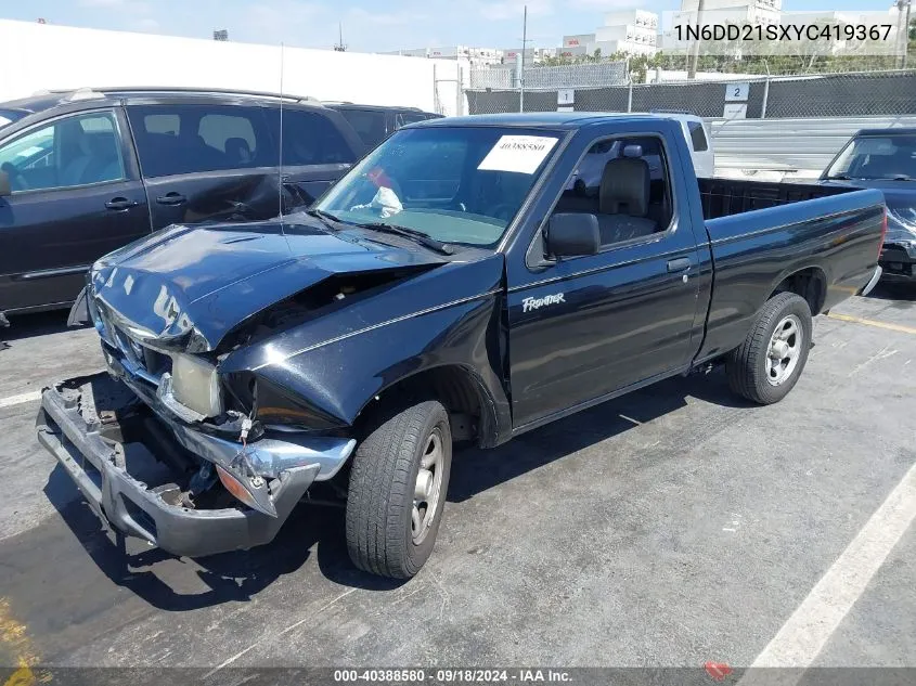 2000 Nissan Frontier Xe VIN: 1N6DD21SXYC419367 Lot: 40388580