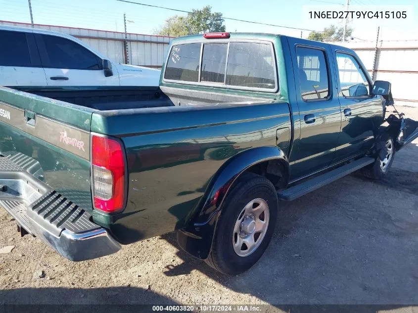 2000 Nissan Frontier Se-V6/Xe-V6 VIN: 1N6ED27T9YC415105 Lot: 40603820