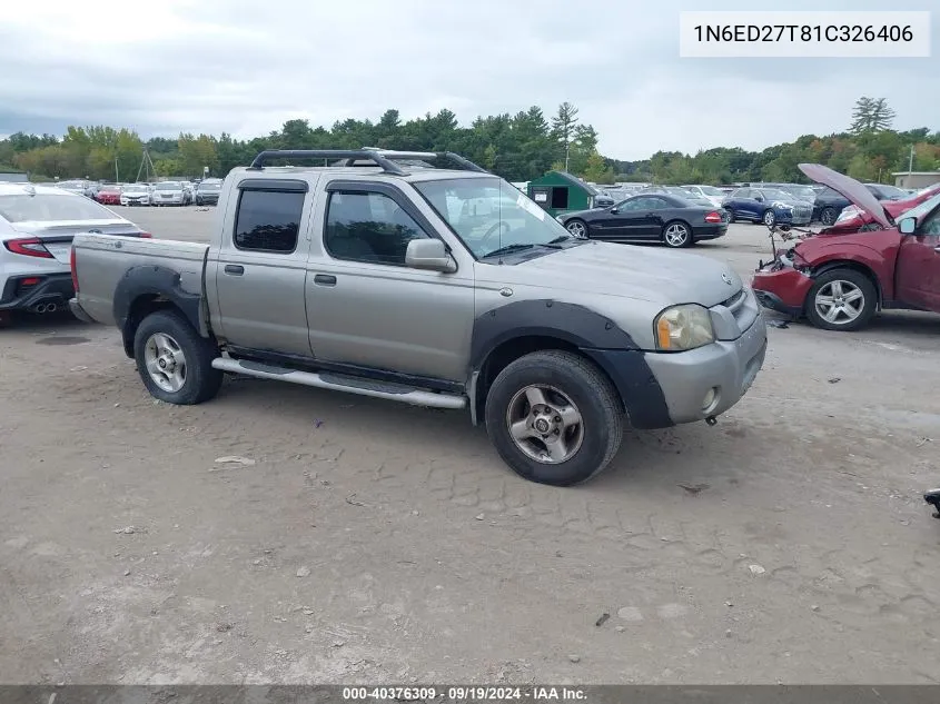 2001 Nissan Frontier Se-V6 VIN: 1N6ED27T81C326406 Lot: 40376309