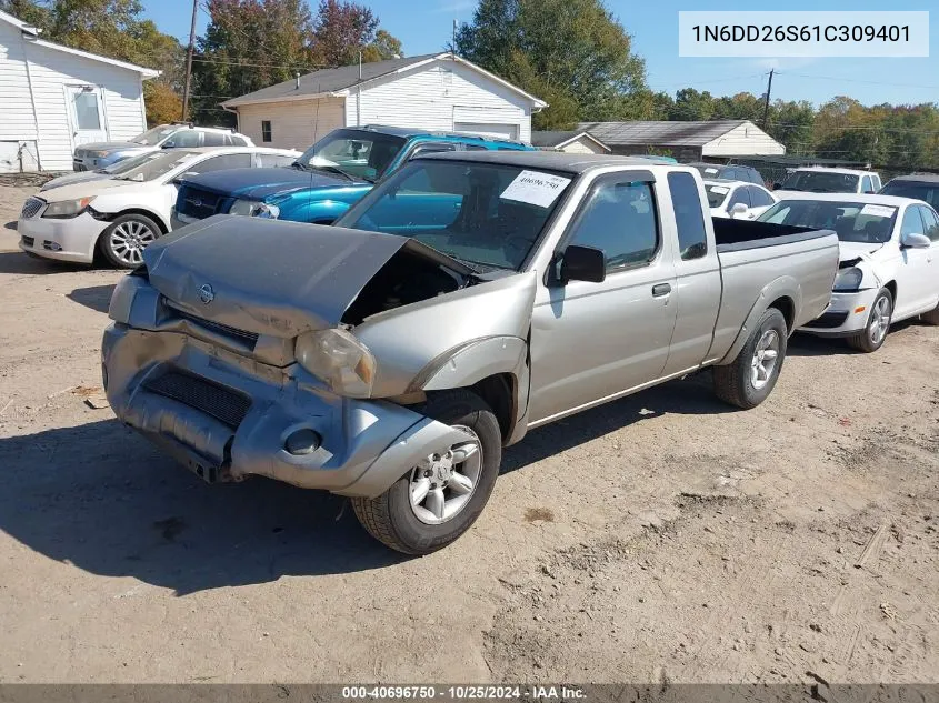 2001 Nissan Frontier Xe VIN: 1N6DD26S61C309401 Lot: 40696750