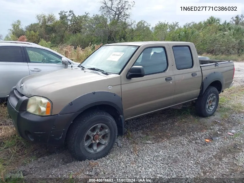 2001 Nissan Frontier Xe-V6 VIN: 1N6ED27T71C386032 Lot: 40816683