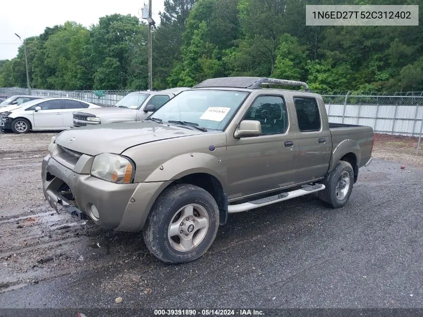 2002 Nissan Frontier 2Wd Se VIN: 1N6ED27T52C312402 Lot: 39391890