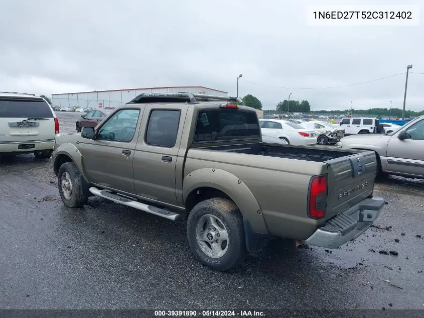 2002 Nissan Frontier 2Wd Se VIN: 1N6ED27T52C312402 Lot: 39391890