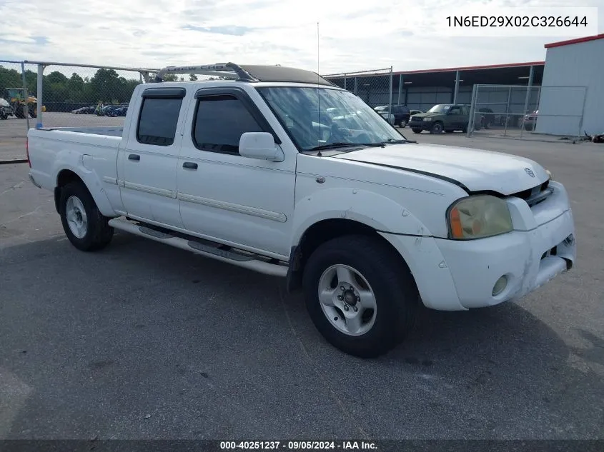 2002 Nissan Frontier Se-V6 VIN: 1N6ED29X02C326644 Lot: 40251237