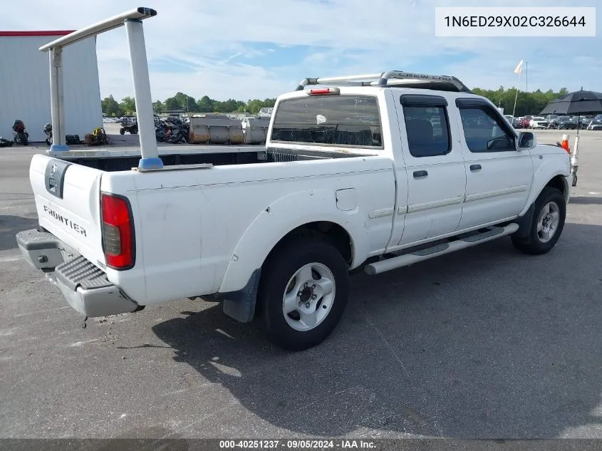 2002 Nissan Frontier Se-V6 VIN: 1N6ED29X02C326644 Lot: 40251237