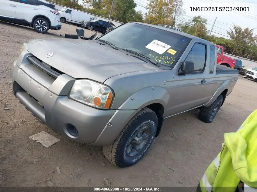 2002 Nissan Frontier Desert Runner Xe-V6 VIN: 1N6ED26T52C349001 Lot: 40662900