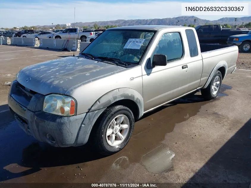 2002 Nissan Frontier Xe VIN: 1N6DD26S32C330367 Lot: 40787076