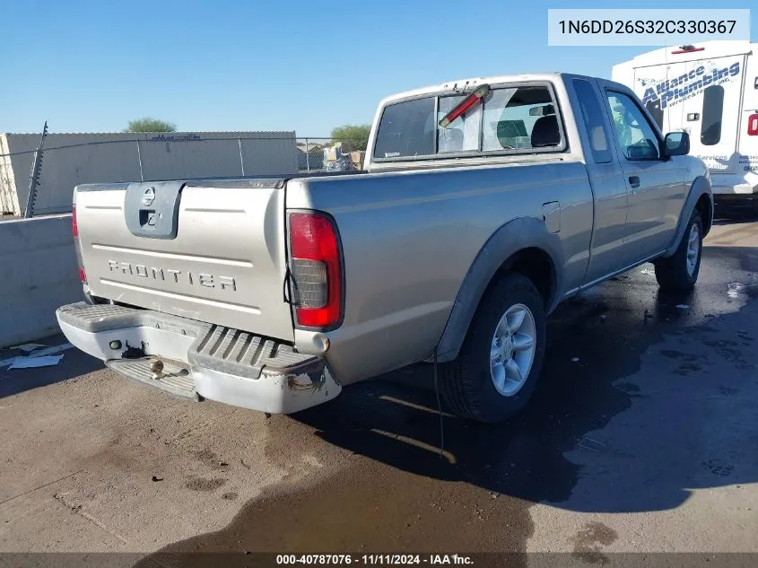 2002 Nissan Frontier Xe VIN: 1N6DD26S32C330367 Lot: 40787076