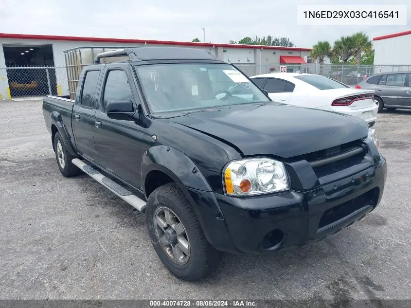 2003 Nissan Frontier Se-V6 VIN: 1N6ED29X03C416541 Lot: 40074728