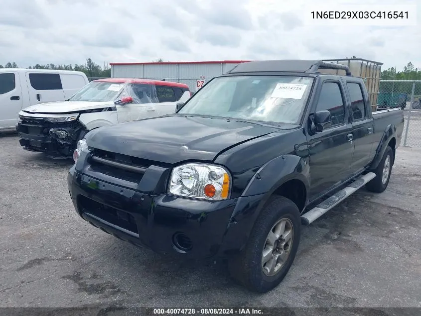 2003 Nissan Frontier Se-V6 VIN: 1N6ED29X03C416541 Lot: 40074728