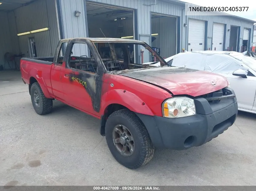 2003 Nissan Frontier King Cab Xe/King Cab Se VIN: 1N6ED26Y63C405377 Lot: 40427009