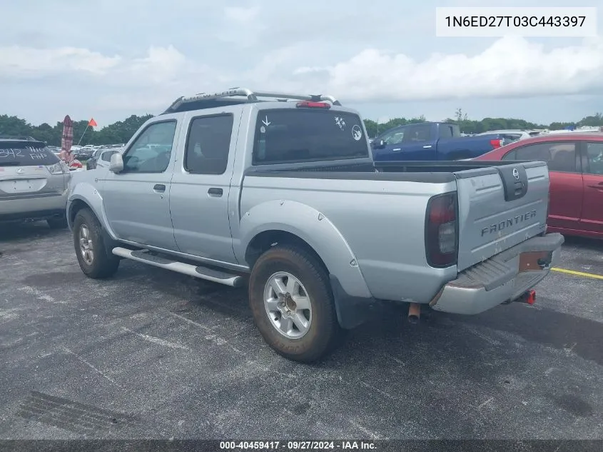 2003 Nissan Frontier Se-V6 VIN: 1N6ED27T03C443397 Lot: 40459417