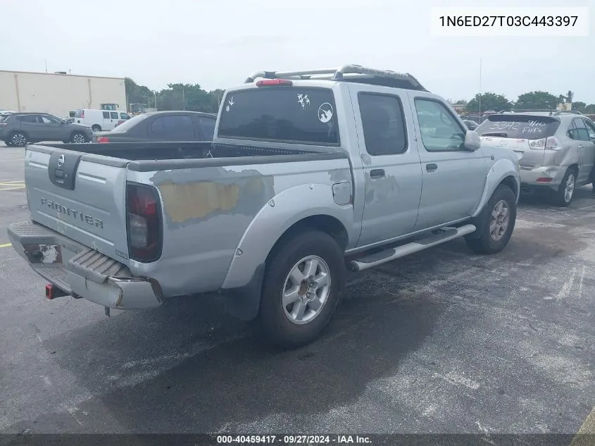 2003 Nissan Frontier Se-V6 VIN: 1N6ED27T03C443397 Lot: 40459417