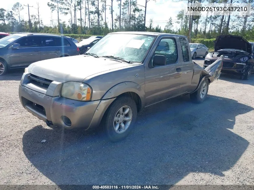 2003 Nissan Frontier Xe VIN: 1N6DD26T93C437210 Lot: 40583116