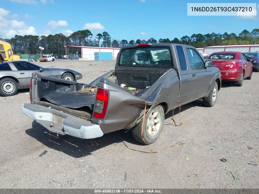 2003 Nissan Frontier Xe VIN: 1N6DD26T93C437210 Lot: 40583116