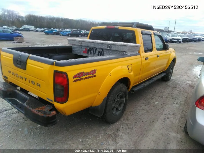 2003 Nissan Frontier Xe-V6 VIN: 1N6ED29Y53C456512 Lot: 40834533