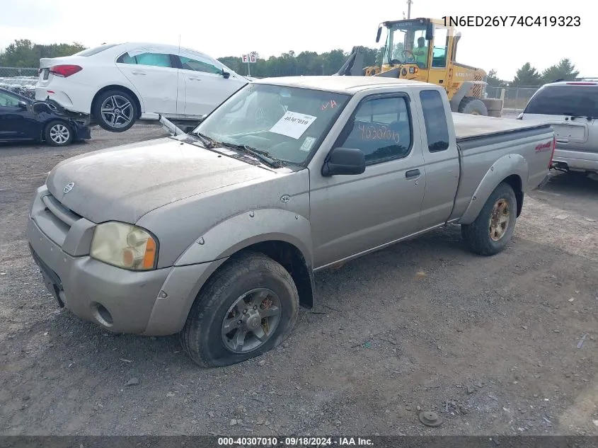 2004 Nissan Frontier Xe-V6 VIN: 1N6ED26Y74C419323 Lot: 40307010