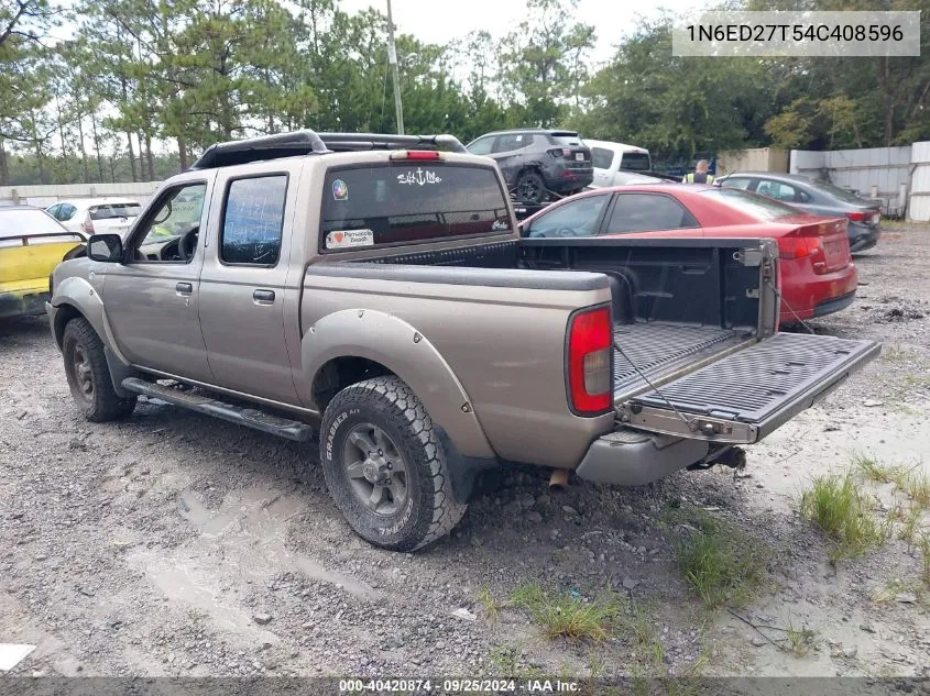 1N6ED27T54C408596 2004 Nissan Frontier Xe-V6