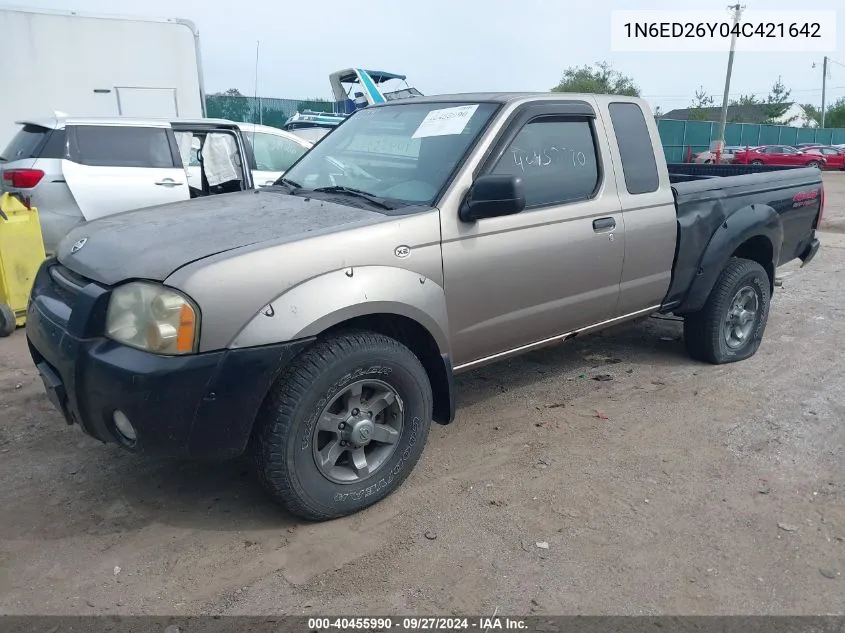 2004 Nissan Frontier Xe-V6 VIN: 1N6ED26Y04C421642 Lot: 40455990