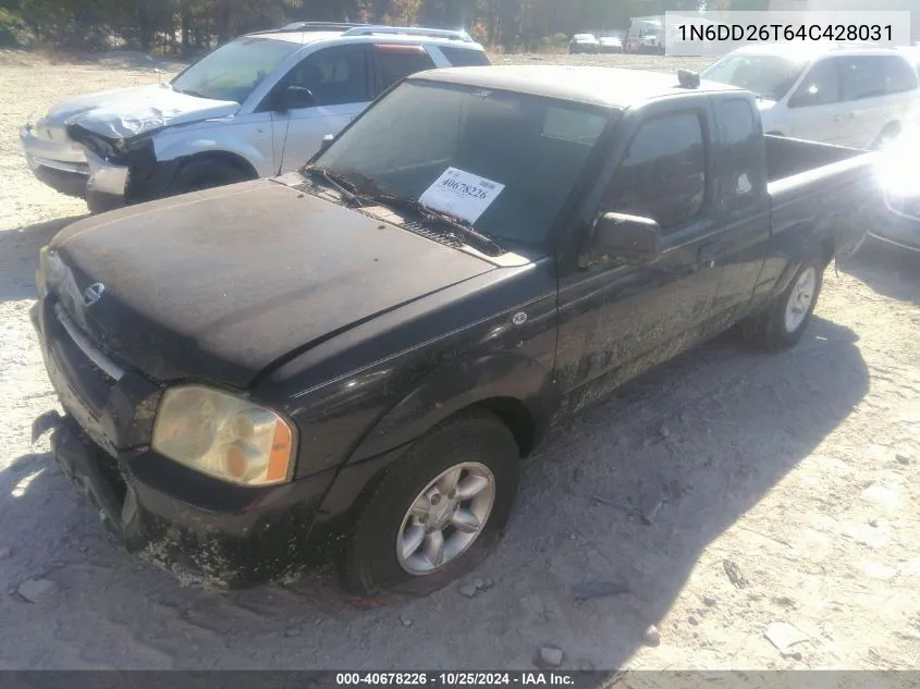 2004 Nissan Frontier Xe VIN: 1N6DD26T64C428031 Lot: 40678226