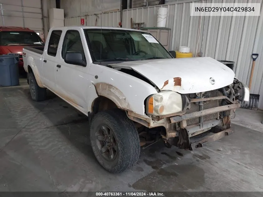 2004 Nissan Frontier VIN: IN6ED29Y04C429834 Lot: 40763361