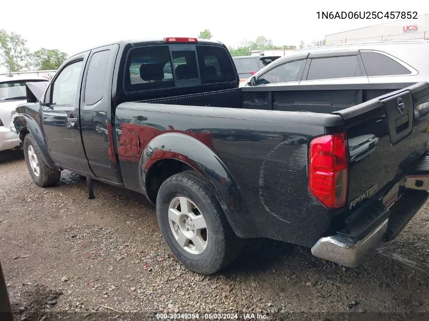 1N6AD06U25C457852 2005 Nissan Frontier Se