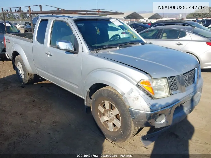 2005 Nissan Frontier Nismo Off Road VIN: 1N6AD06U35C442714 Lot: 40434793